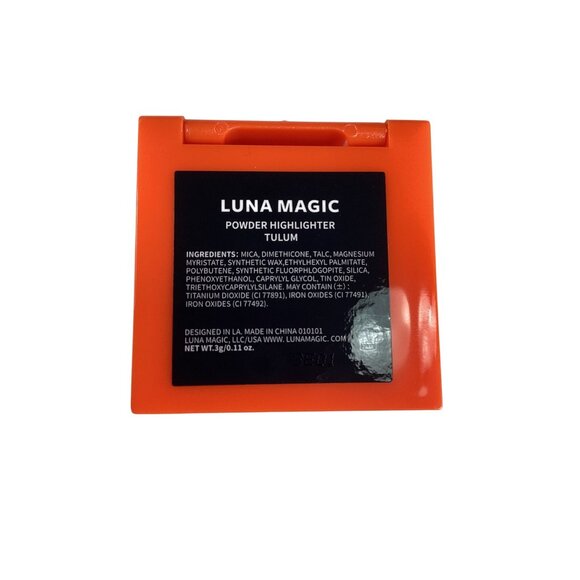 Luna Magic Shade Tulum Pressed Powder Highlighter 3.8g fair/medium complexion - Picture 3 of 4